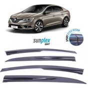 Resim Renault Symbol 2013-2020 Sunplex Sport Style Cam Rüzgarlığı Bt 4lü 