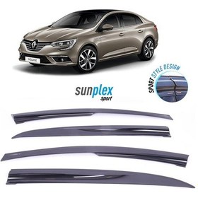 Resim Renault Symbol 2013-2020 Sunplex Sport Style Cam Rüzgarlığı Bt 4lü 