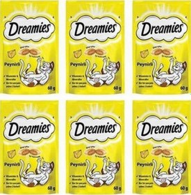 Resim Dreamies Peynirli Kedi Ödül Maması 6 Adet X 60 Gr 