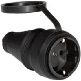 Resim Schneider 1x16 Kauçuk Seyyar Uzatma Priz 