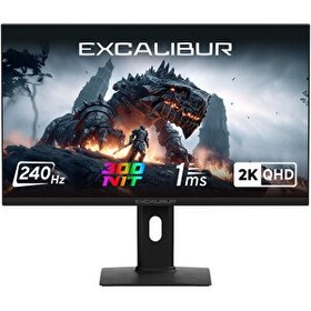 Resim CASPER Excalibur M.E27QIF-D 27" 2K QHD 240HZ 1MS IPS PİVOT Flat HDR10 300NIT Oyuncu Monitörü 