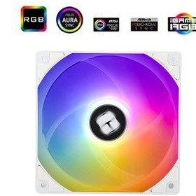 Resim TL-C12CW-S Argb 120MM Beyaz Kasa Fanı 