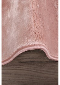 Resim Relax Pudra 60x100 + 50x60 Cm 2'li Köşeli Ponpon Saçaklı Banyo Halısı Paspası Seti Kaymaz Tabanlı Pudra Pembe 