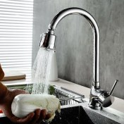 Resim Rennway 3 Fonksiyonlu Krom Oynar Musluk Başlığı 