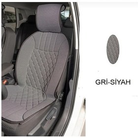 Resim Point Grand C-max Koltuk Minderi Ön İki Set Gri Renk 