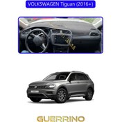 Resim Volkswagen Tiguan 2016+ Torpido Koruma Halısı Mavi Kenar 