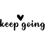 Resim Genel Markalar Keep Going Sticker Oto Motor Laptop Duvar Folyo Sticker 60 X 24 Cm 
