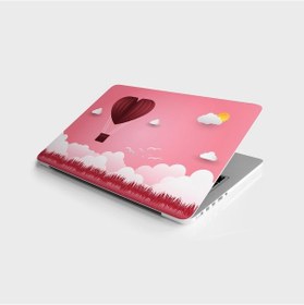 Resim Laptop Sticker Bilgisayar Notebook Pc Kaplama Etiketi Uçan Kalp 