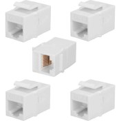 Resim YKA RJ45 Keystone Jack Dişi-Dişi 