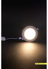 Resim ACK Sıva Altı Yuvarlak LED Panel Armatür 3000K AP01-00600 Beyaz 