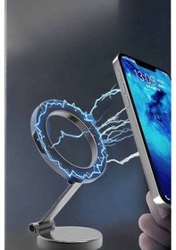 Resim Ilkeshop Telefon Tutucu Tüm Arabalara Uyumlu Araç İçi Katlanabilir Manyetik Tasarım 