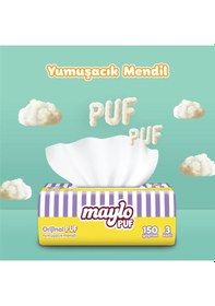 Resim Maylo Puf Mendil 150'li Tek Paket 