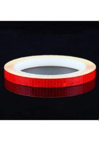 Resim 1cm-red-2cm-beyaz Kırmızı-bisiklet Jantları Çıkartmalar Mtb Bisikletleri Yansıt Elektrikli Bisiklet Scooter Bisiklet Aks. 44354006 Kırmızı 