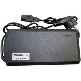 Resim İpa Power 15s 54.75 Volt 5 A. Lifepo4 Batarya Şarj Cihazı Siyah 