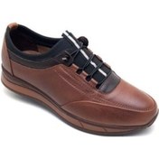 Resim Deritarz Hakiki Deri Tam Ortopedik Erkek Ayakkabı-Taba 