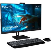 Resim Turbox TAX1346 I7 4770 16GB Ram 512GB SSD 27 Inç Full Hd Dokunmatik Bt Webcam Wifi All In One Pc 
