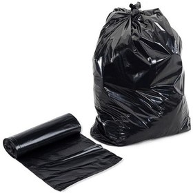 Resim Kalın Çöp Torbası 1 Rulo Siyah Çöp Poşeti 350 G 