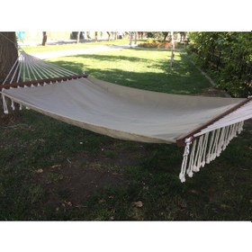 Resim Bilenhamak Çift Kişilik Kumaş Hamak (268479528) Bej 