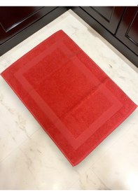 Resim Banyo Ayak Havlusu Yüksek Kalite 50 X 80 Cm Turuncu 