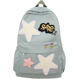 Resim Luckydog 2023 Yeni Kış Modeli Geniş Hacimli Nylon Çanta - Üniversite Öğrencileri İçin Hafif, Yeşil Renkli Sırt Çantası Çok Re Çok Renkli 