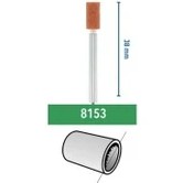 Resim 8153 Alüminyum Oksit Taşlama Taşı, En Küçük Çaplı, Silindirik Biçimli, 4,8 Mm, 3'lü 
