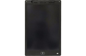 Resim 10" Büyük Boy Dijital Yazı Tahtası Grafik Çizim Tableti 10 Inç LCD Çocuk Tablet - Siyah 