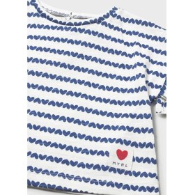 Resim Mayoral Kız Bebek Oversize Tshirt Mavi 