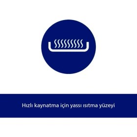 Resim Delixa HD9318/20 Su Isıtıcı, 1.7 L Kapasite, 360° Döner Tabanlı, 2200W, Siyah 
