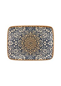 Resim 6 Lı Dikdörtgen Tabak / Servis Tabağı / Sunum/ Meze/servis/ Kayık Tabak 23x16 Cm Alhambra Moove Diğer 