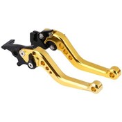 Resim Jokmae Motosiklet 22mm Direksiyon İçin Alüminyum Kumanda Kolu, 6 Kademe Ayarlı Fren Ve Debriyaj Seti, Kavrama Ve Tutamak Takımı - Gümüş 