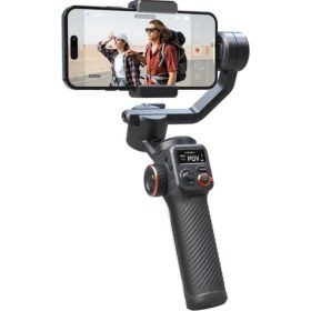 Resim Hohem iSteady M6 3 Eksenli El Tipi AI Yapay Zeka Görüş Sensörlü Gimbal Stabilizatör Zore Gimba 