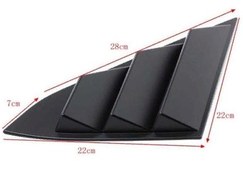 Resim Honda Civic Fc5 2016-2020 Kelebek Camı Kaplaması Geniş Model 