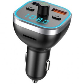 Resim Bluetooth Transmitter Mp3 Araç Şarj Cihazı Zr-Wp3C02 Siyah 