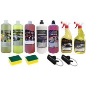 Resim Oto Bakım Seti Oto Yıkama Seti 7 x 1 LT 