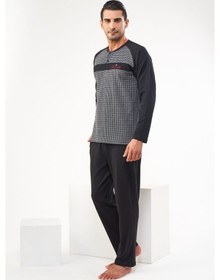 Resim Pjs 22614 Erkek Uzun Kollu Pijama Takımı 