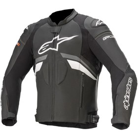 Resim Alpinestars Gp Plus R V3 Deri Korumalı Motosiklet Montu Siyah / Gri / Beyaz 