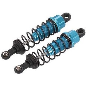 Resim Besthome1 1/12 Wltoys 12428 Araçlar İçin Mavi Metal Ön Şok Emici, 2 Adet, Yay Sallanmalarını Bastırır, Üniversal Parça 