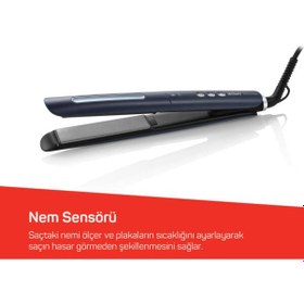 Resim Arzum AR5168 Revolution Protect Saç Düzleştirici, Seramik Plaka, Platin Gri 