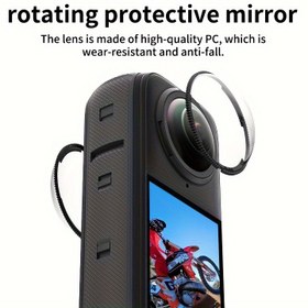 Resim Panoramik Spor Kamerası için PC Malzemeli Insta360X4 Koruyucu Lens 