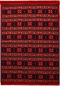 Resim Bigghome Çift Taraflı Kilim, Makinede Yıkanabilir, Modern Desenli, 80 150 Cm, Sa25ba 