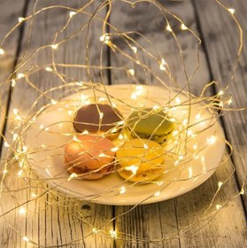 Resim Coverzone 3 x 3 Metre Noel Yılbaşı Ağacı Işığı Pilli Led Ampül Çam Ağacı Balkon Merdiven Salon Yada Oda Süslemelerinde Kullanıma Uygun 3 Adet Toplam 9 Metre 