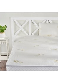 Resim Linens Bambu S.Geçirmez 200X200 CM Yatak Alezi Beyaz 