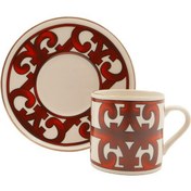 Resim Aryıldız Bakkha 12 Parça 6 Kişilik Türk Kahve Fincan Takımı 90 ml 