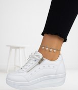 Resim Devida Kadın Beyaz Spor Ayakkabı 6 Cm Günlük Yüksek Rahat Taban Sneaker X300 Vega Serisi 