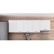 Resim Minar 245 Cm Mutfak Dolabı Beyaz 245-B8-Üst Modül Beyaz 