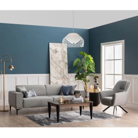 Resim Weltew Home Stil Koltuk Takımı 3+1 Gri 