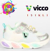 Resim Vicco Gelato Işıklı Ortopedik Çocuk Spor Ayakkabı Beyaz 