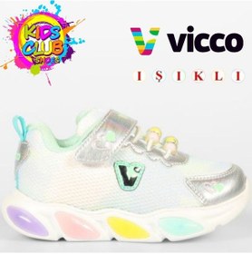 Resim Vicco Gelato Işıklı Ortopedik Çocuk Spor Ayakkabı Beyaz 