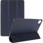 Resim Xiaomi Pad 5/ Pad İçin 5 Pro Hafif Slim Pu Tablet Kılıf Mat Tpu Trifold Stand Kapağı Otomatik Uyandırma/ Uyku - Koyu Mavi (Yurt Dışından) 