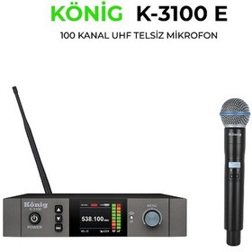 Resim König K-3100 El Uhf Telsiz Mikrofon 